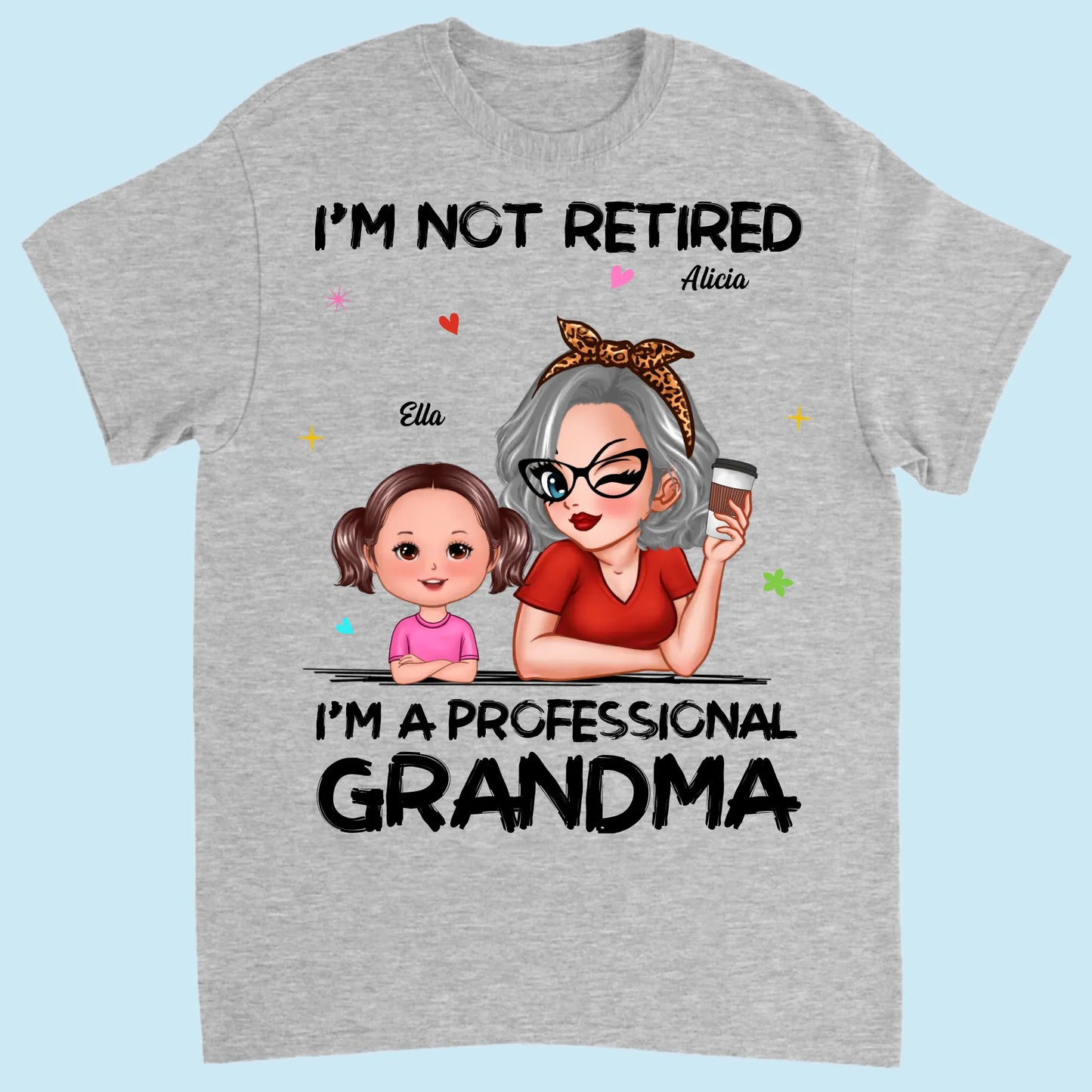 T-shirt Front Ash