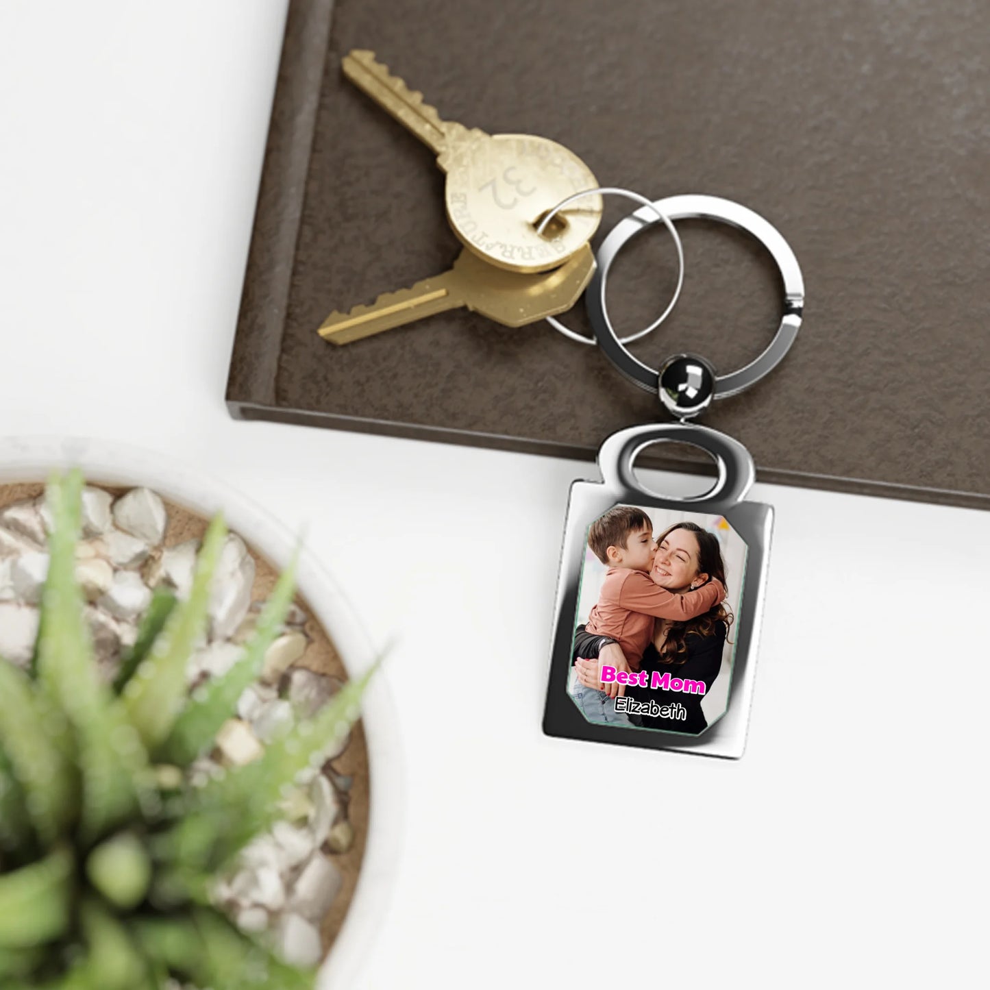 Keychain of love "Best Mom" - Personalized Keyring copy
