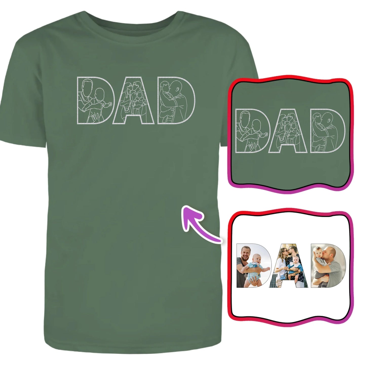 T-shirt - Military Green 1