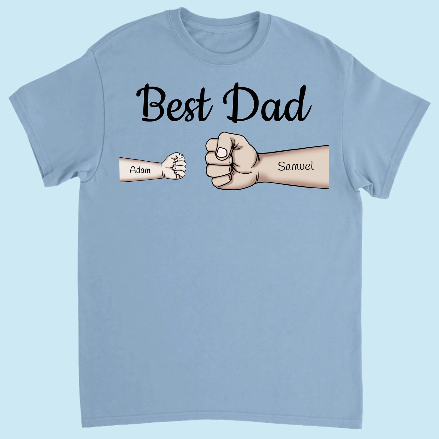 T-shirt Front Light Blue