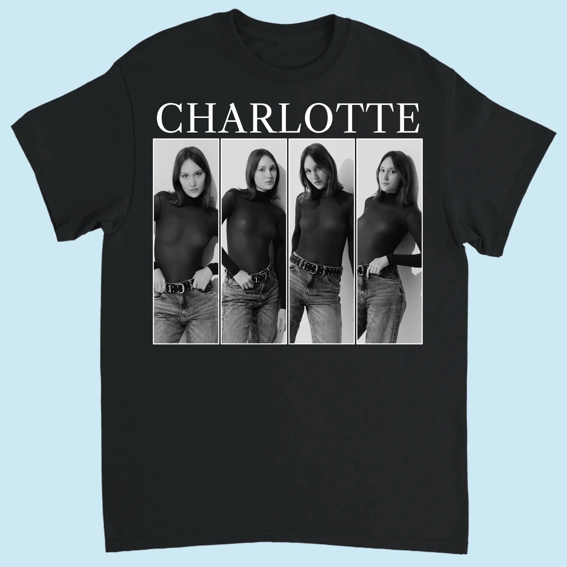 T-shirt Front Black