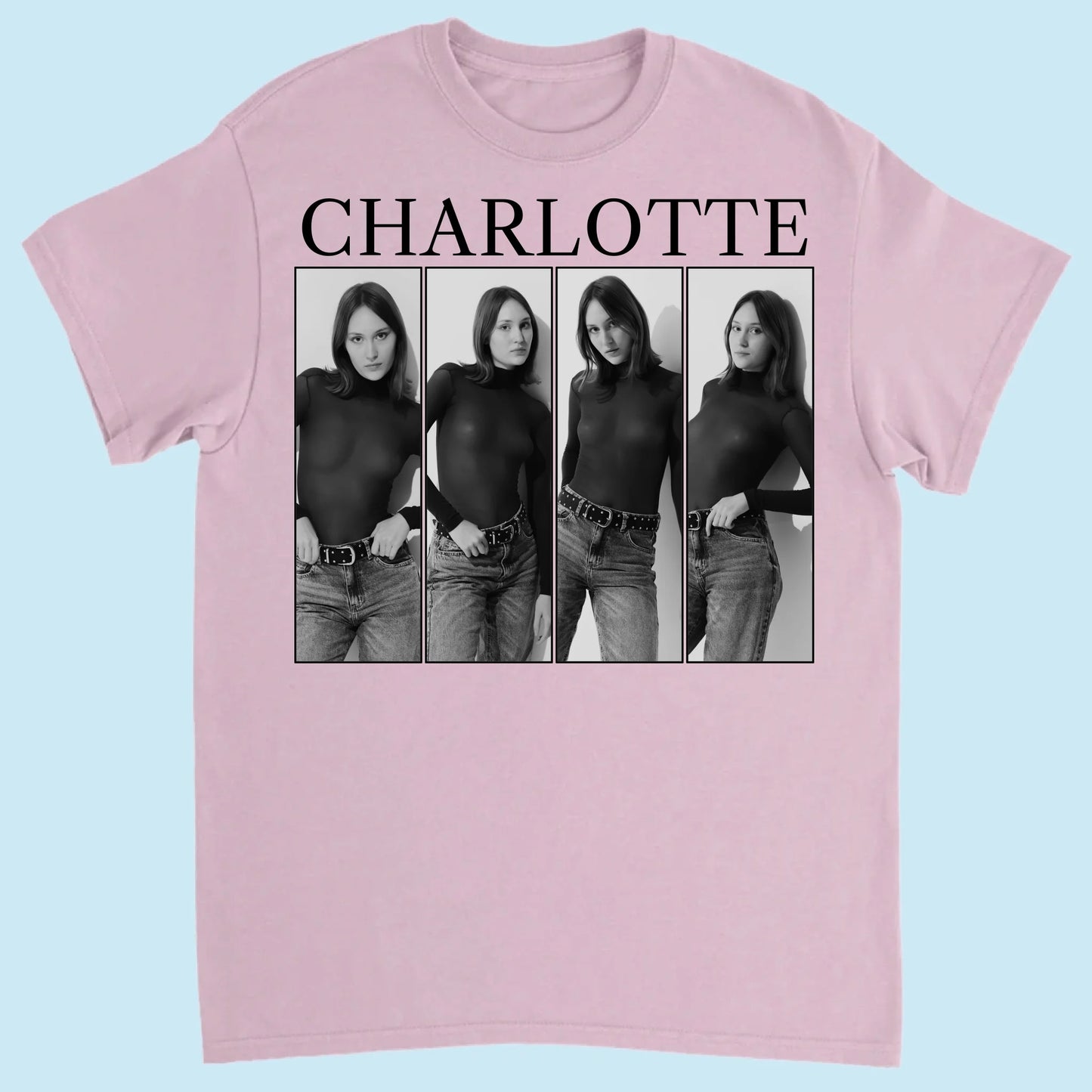 T-shirt Front Light Pink