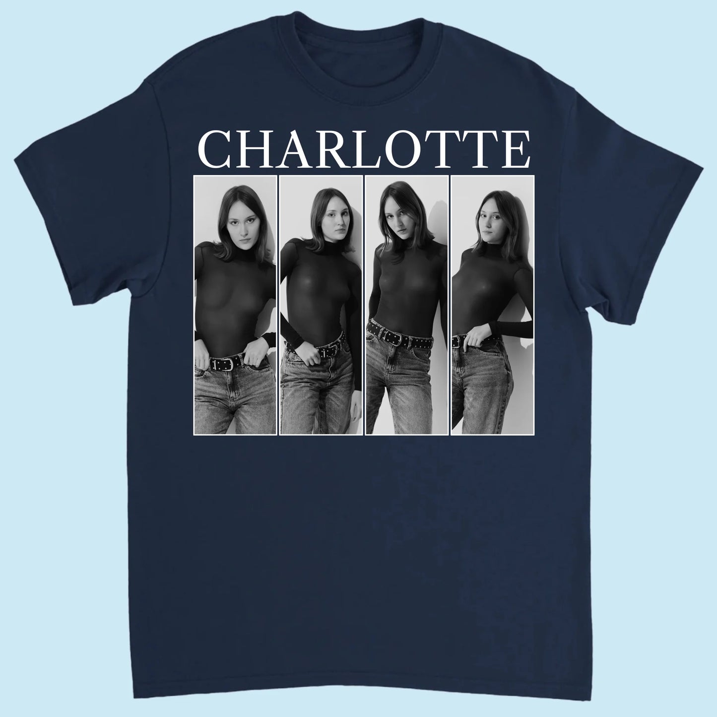 T-shirt Front Navy