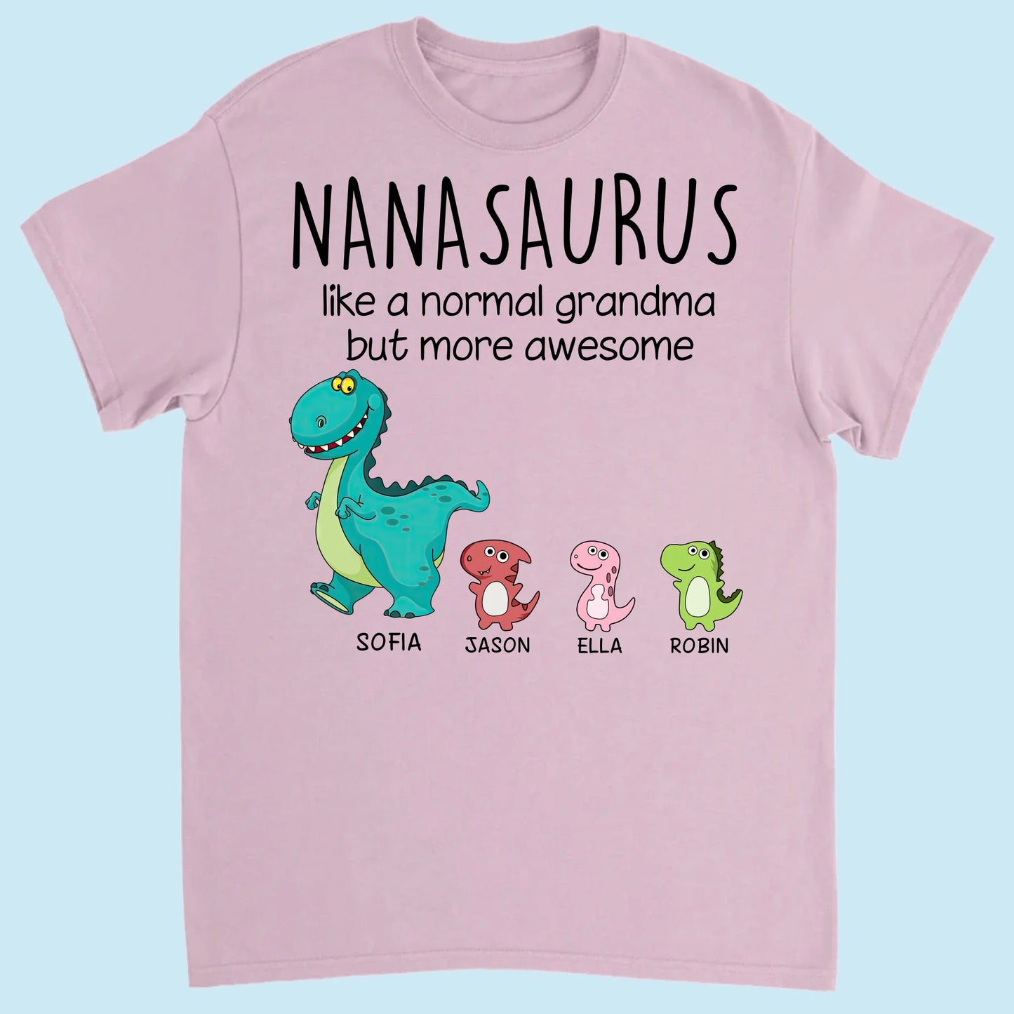 T-shirt Front Light Pink