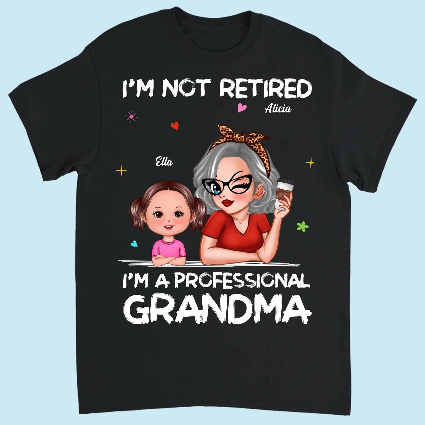 T-shirt Front Black