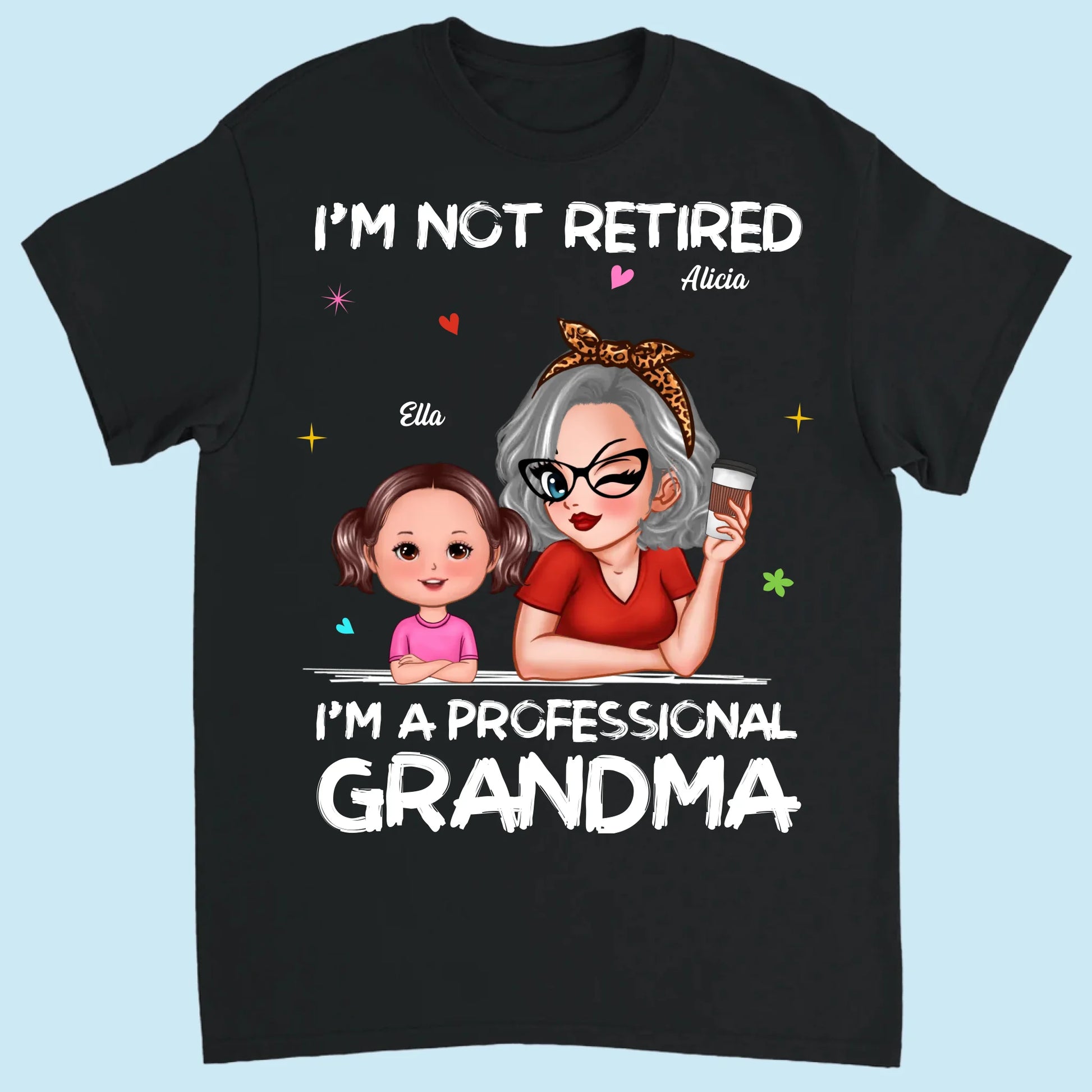 T-shirt Front Black