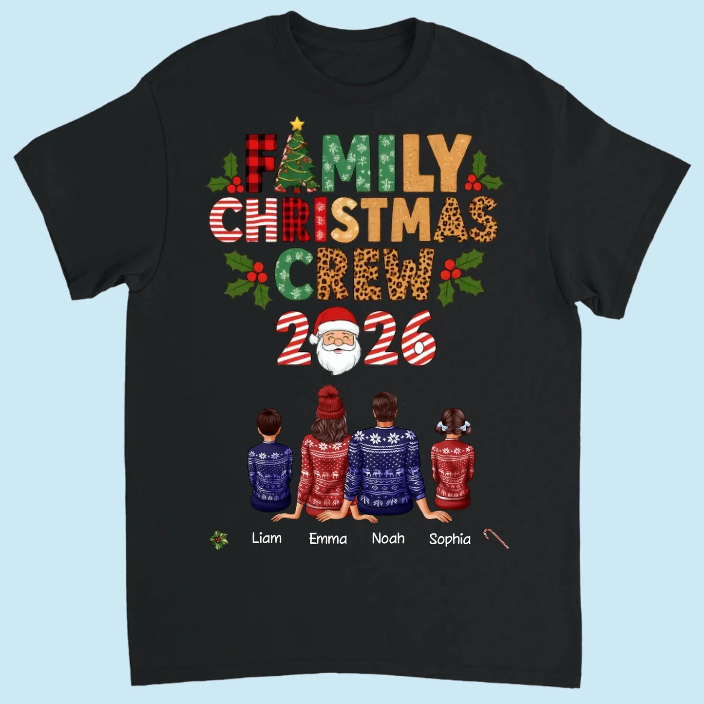 T-shirt Front Black