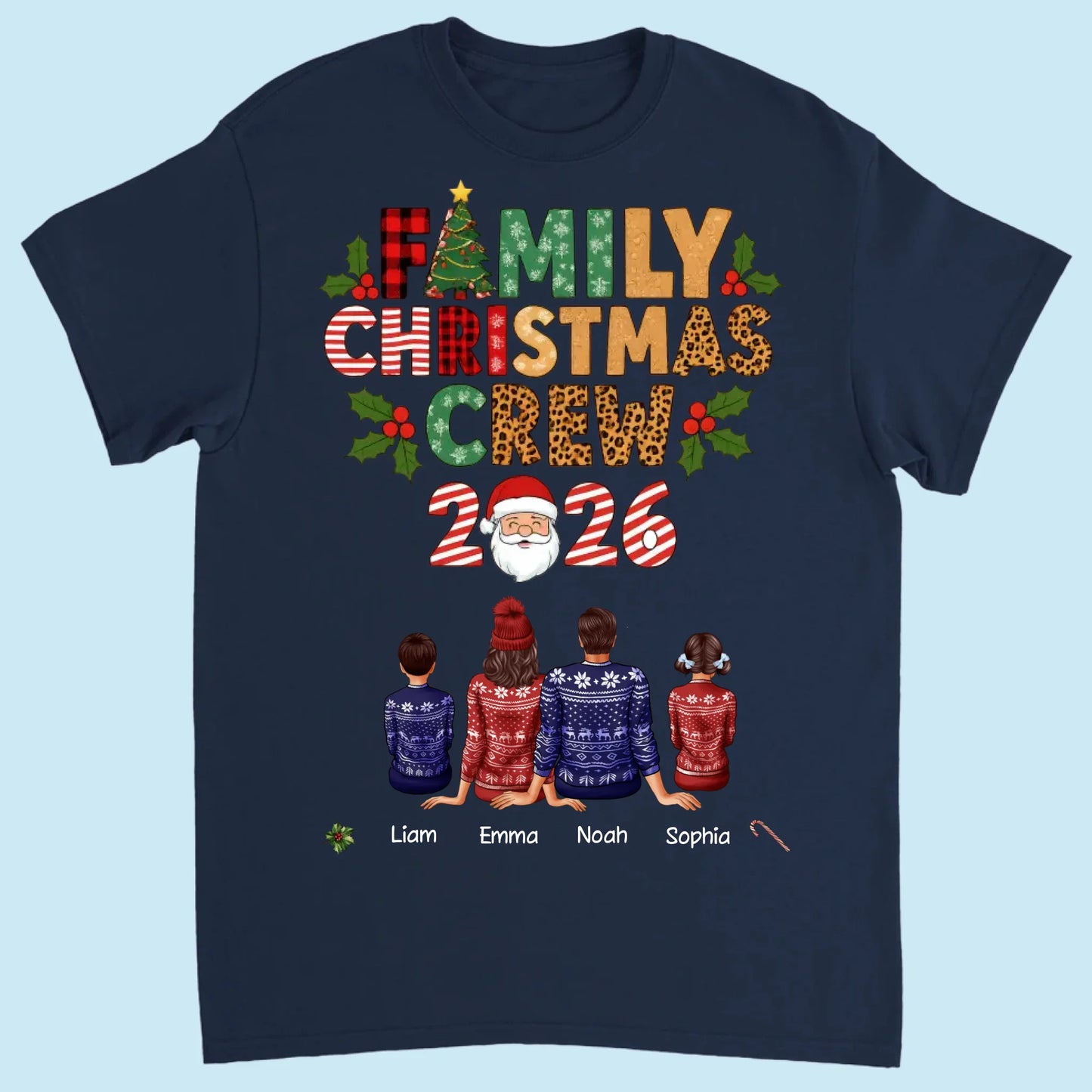 T-shirt Front Navy