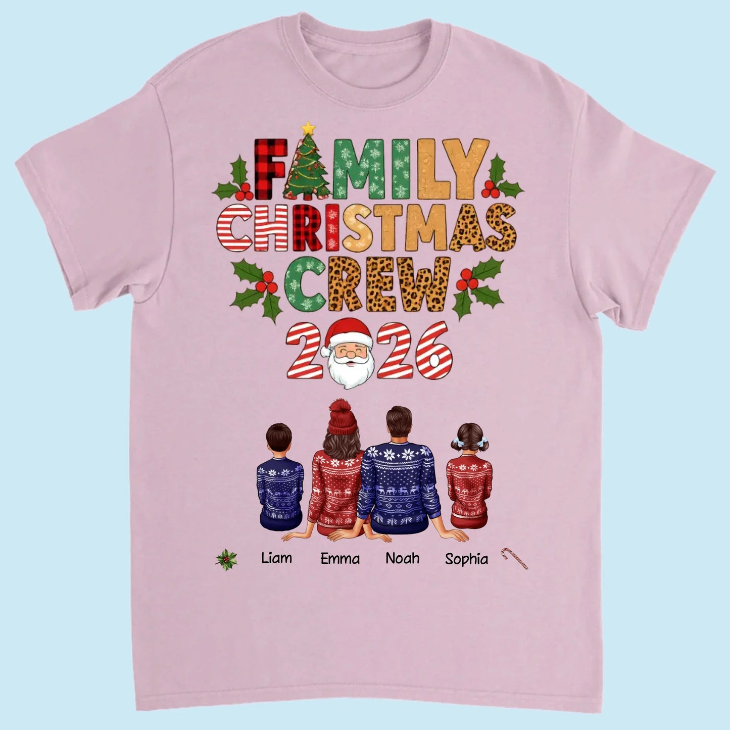 T-shirt Front Light Pink