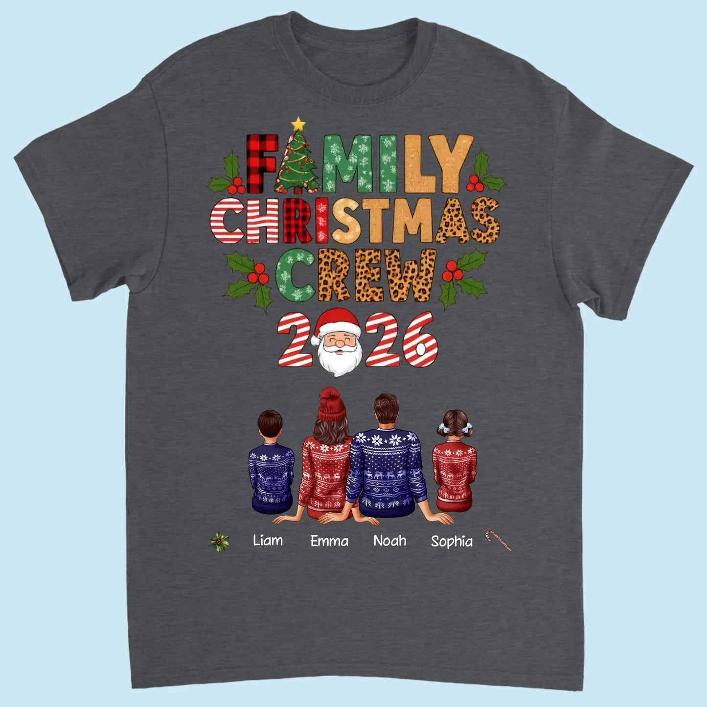 T-shirt Front Dark Heather
