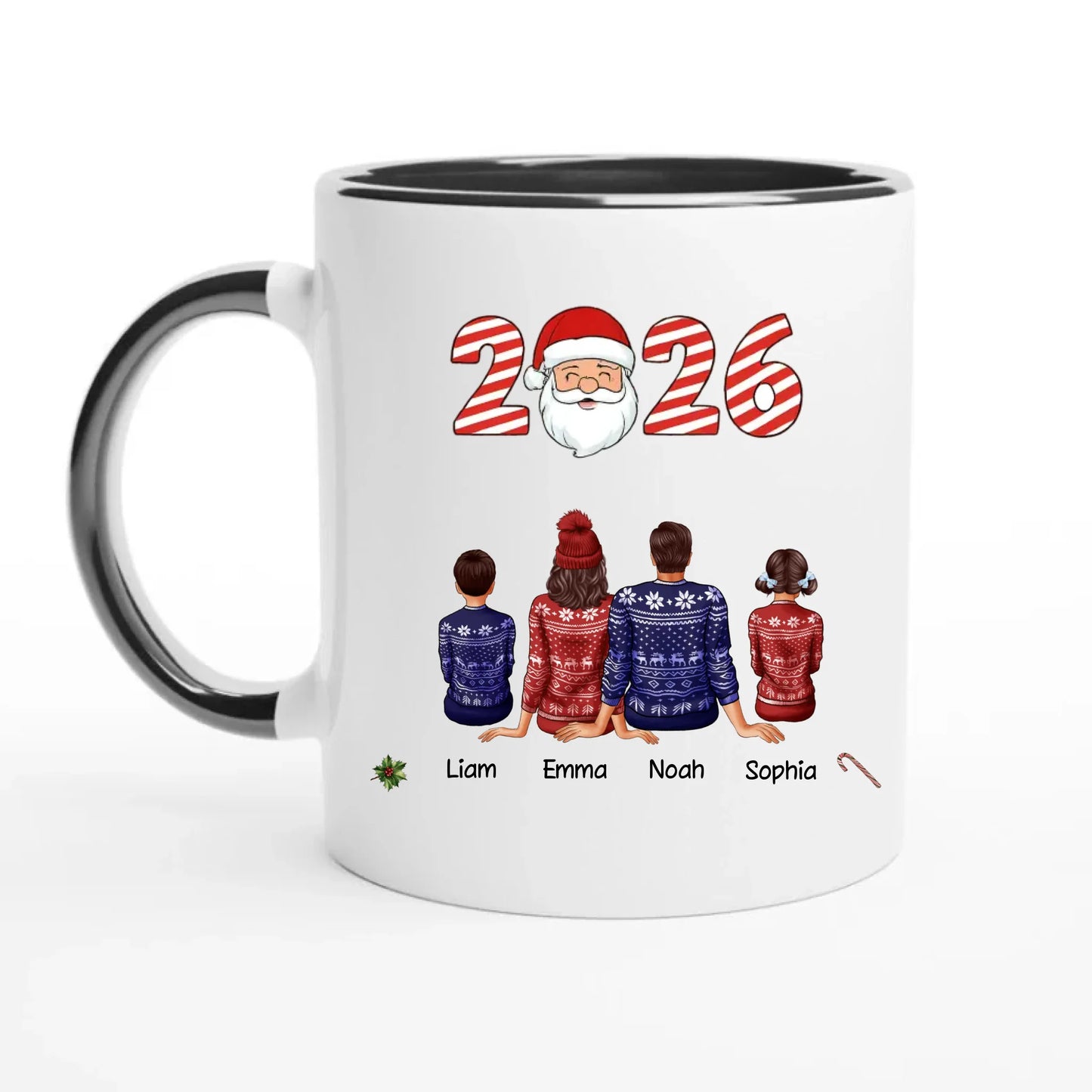 Family Christmas Crew 2026 - Personalized Mug
