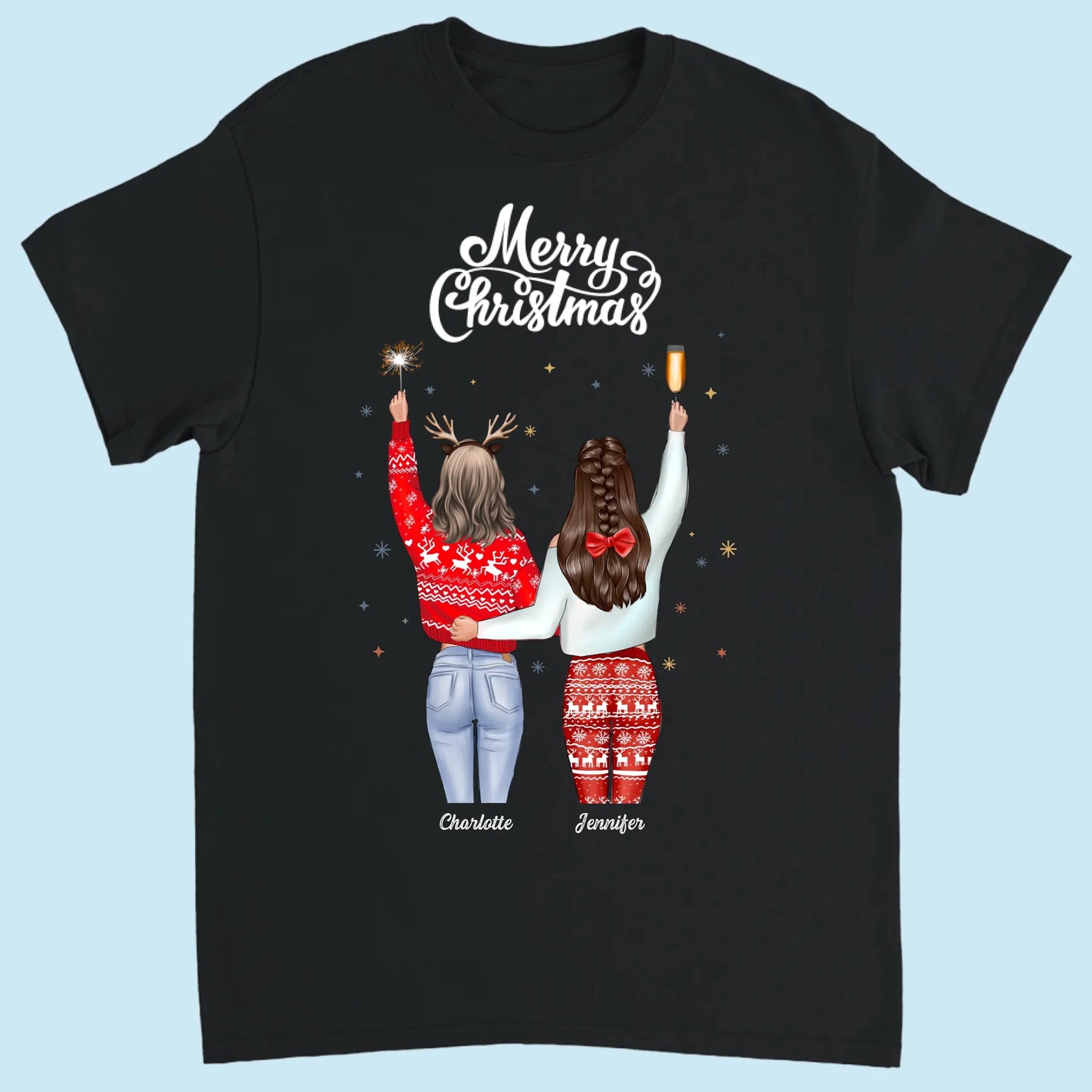 T-shirt Front Black