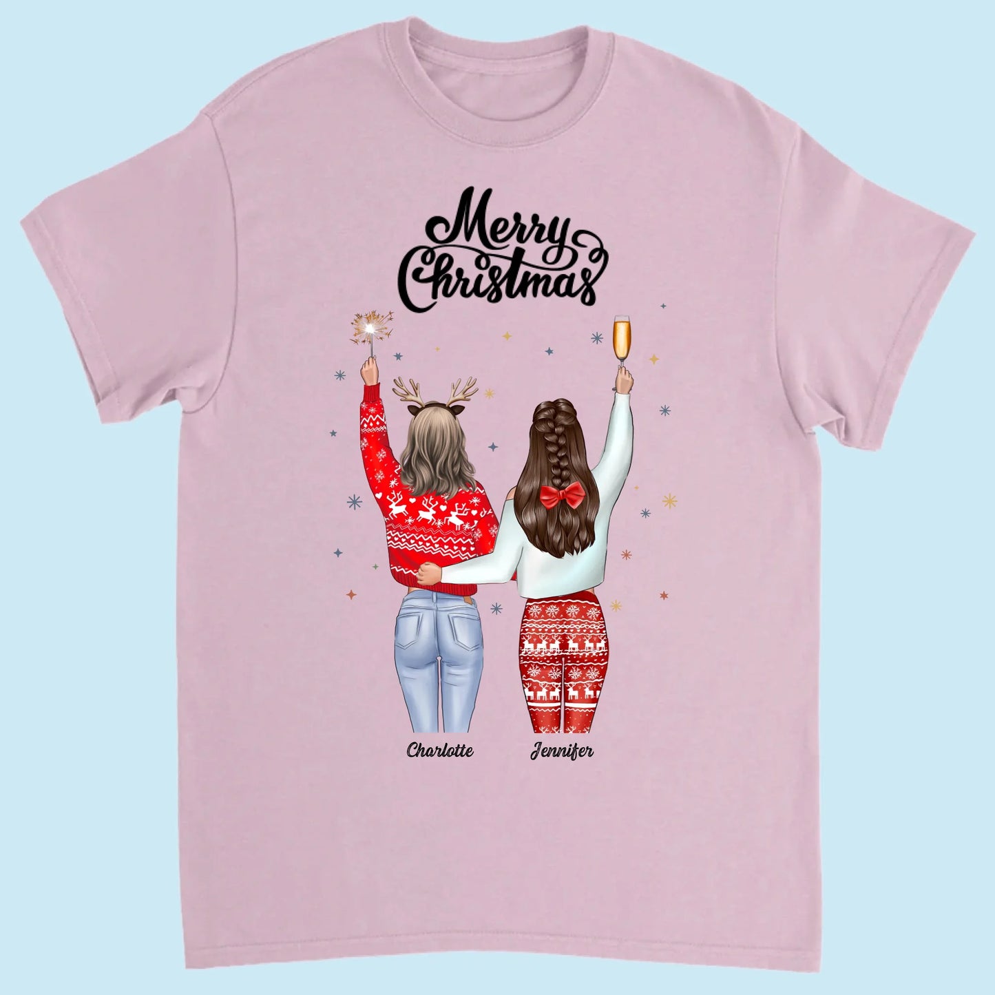 T-shirt Front Light Pink