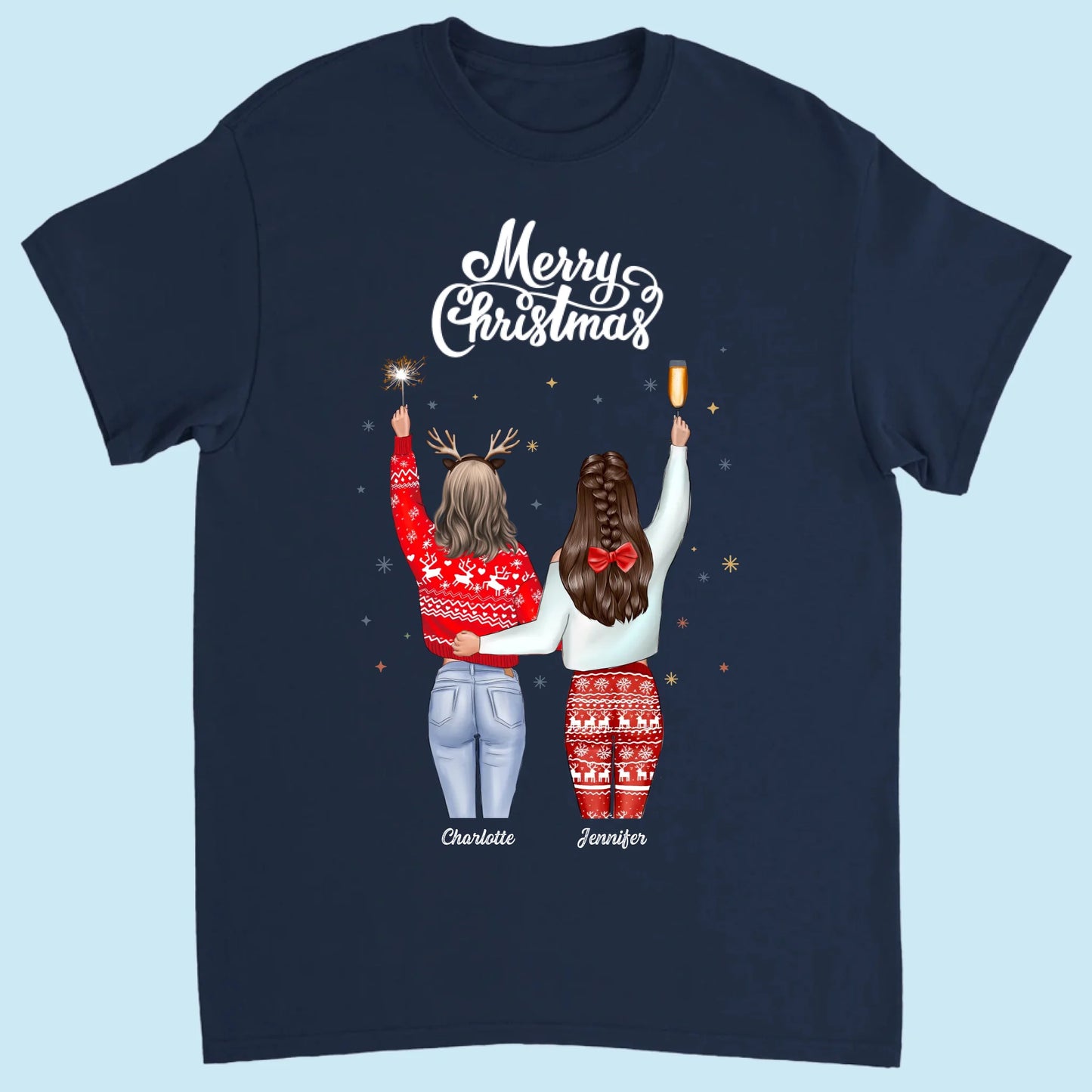 T-shirt Front Navy