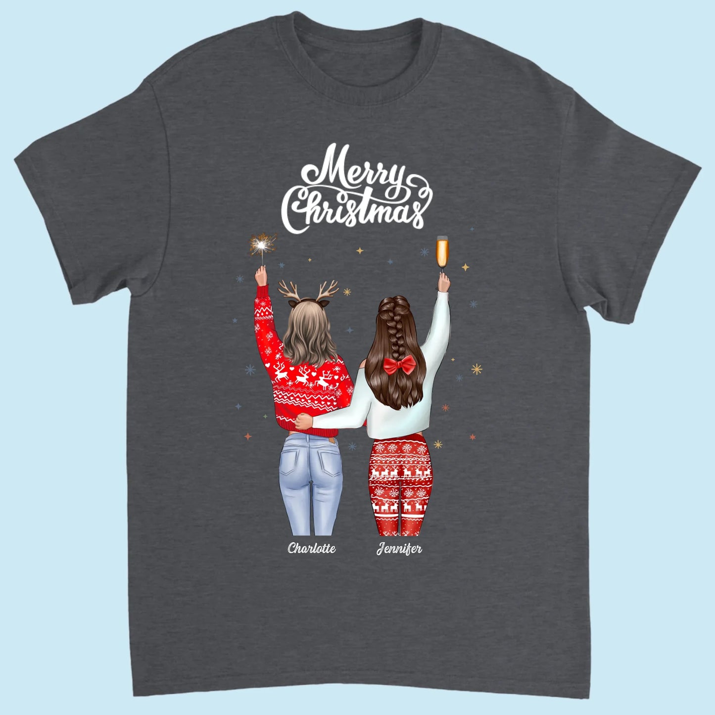 T-shirt Front Dark Heather